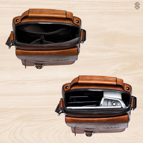 Cynthia™ | Practical Leather Bag - Image 10