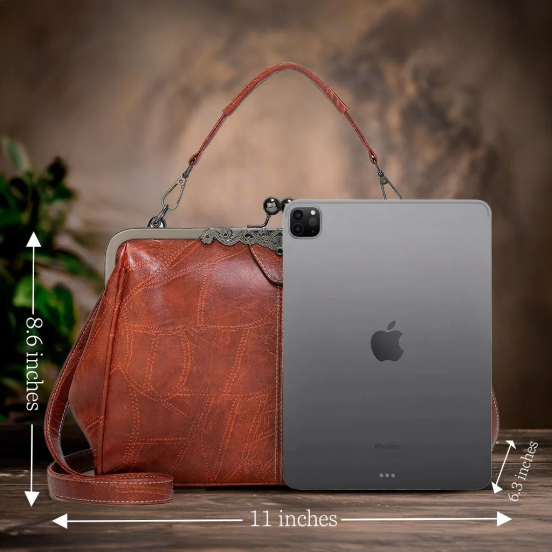 Lily™ | Leather Vintage Bag - Image 6