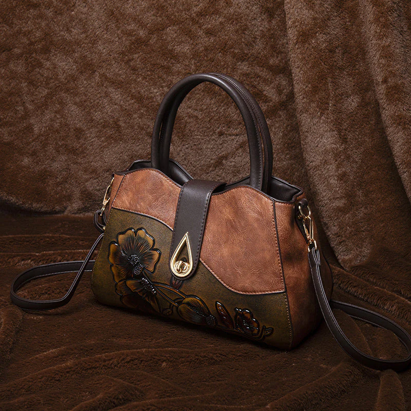 Rose™ | Embossed Messenger Bag - Image 3